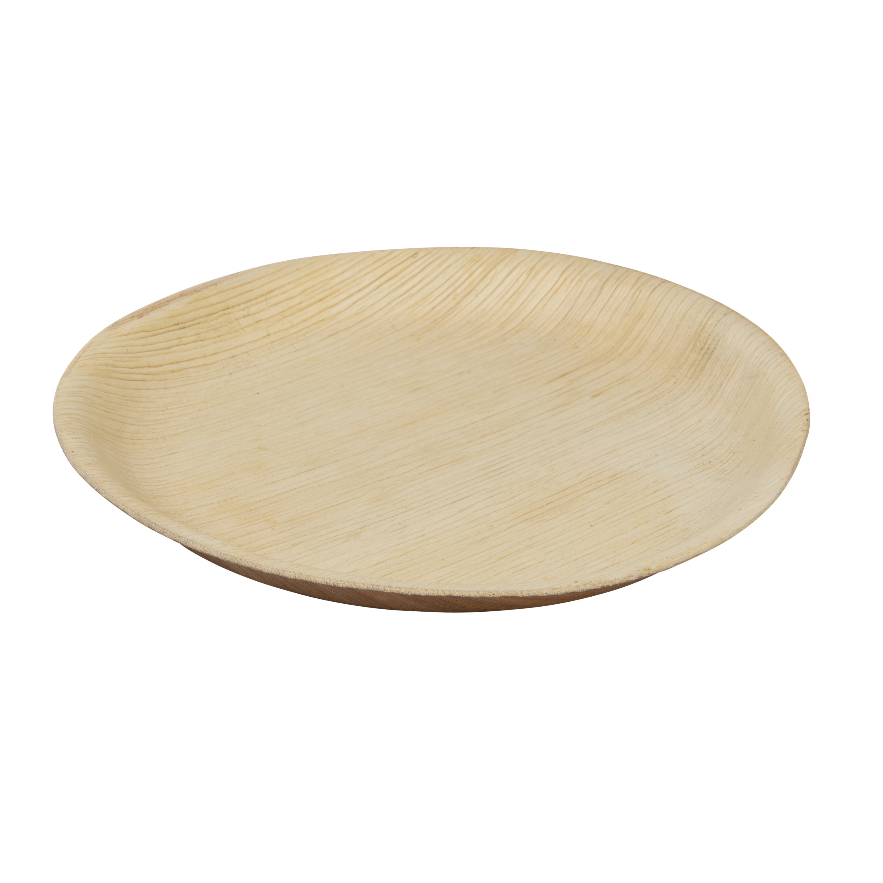 Round 10” Small Rim Plate 25c Natural Organic Palm Range