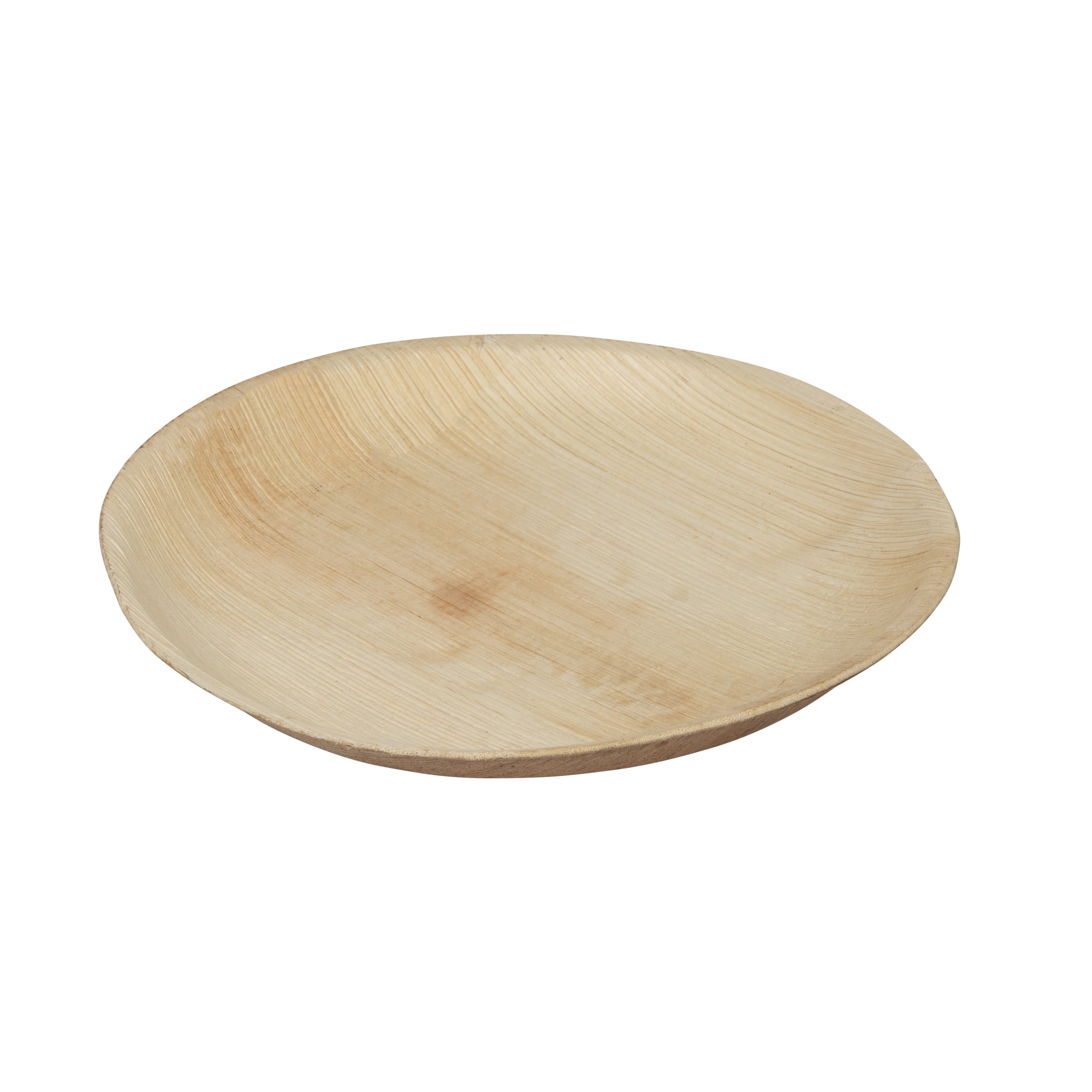 Round 9” Small Rim Plate 24cm	Natural Organic Palm Range