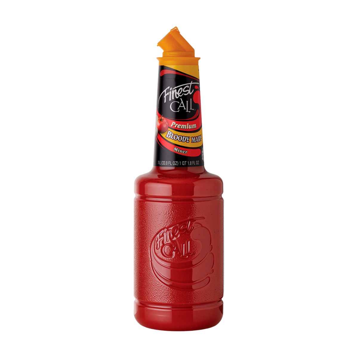 Finest Call Premium Bloody Mary Mixer 1 L bottle – ready-to-use tomato-based cocktail mix with spices and seasonings, perfect for crafting classic Bloody Mary drinks in bars, restaurants, or home settings.