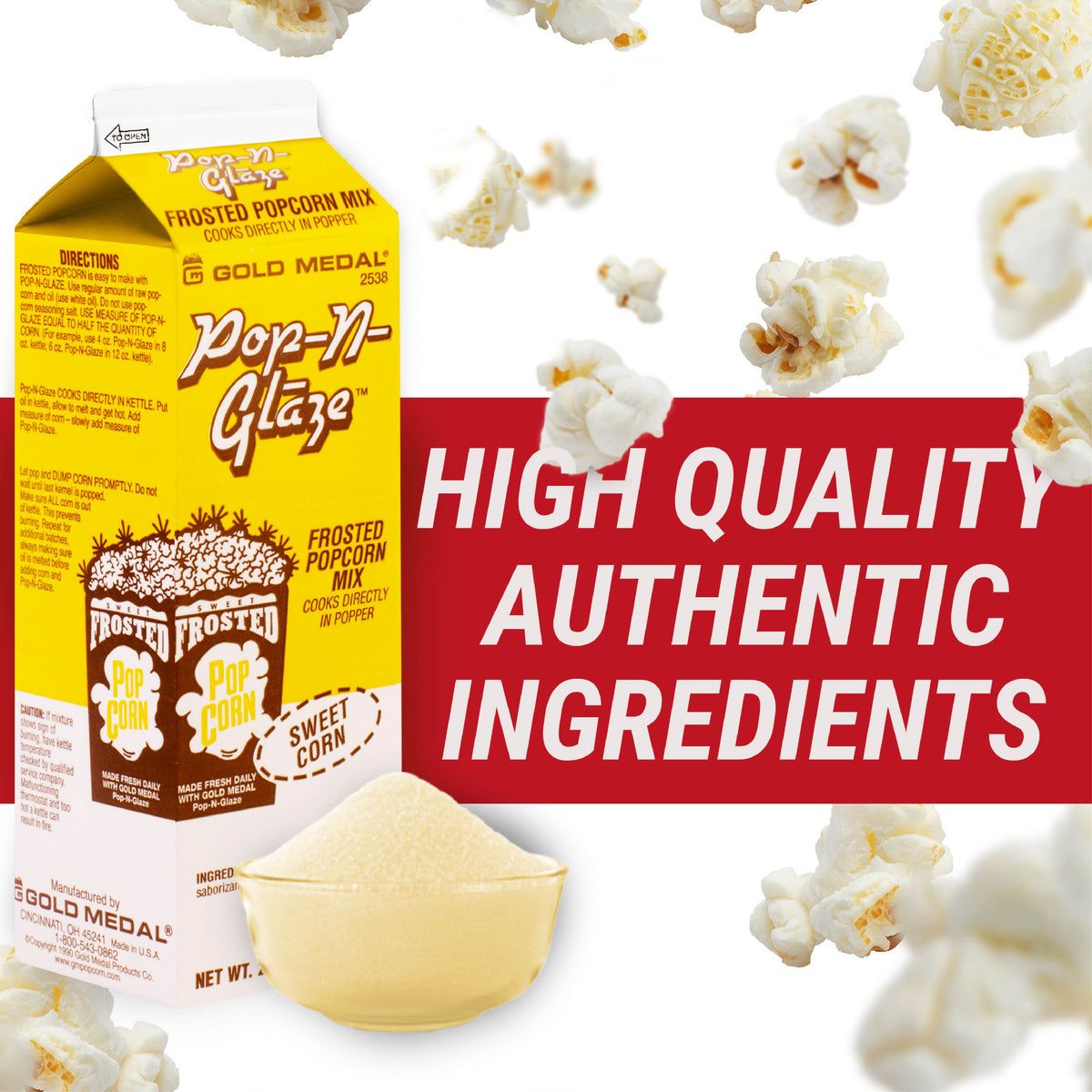 Gold Medal Pop-N-Glaze® Sweet Popcorn Seasoning 794g