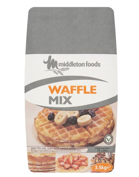 Middleton Foods Middleton Waffle 3.5kg - Pack of 4