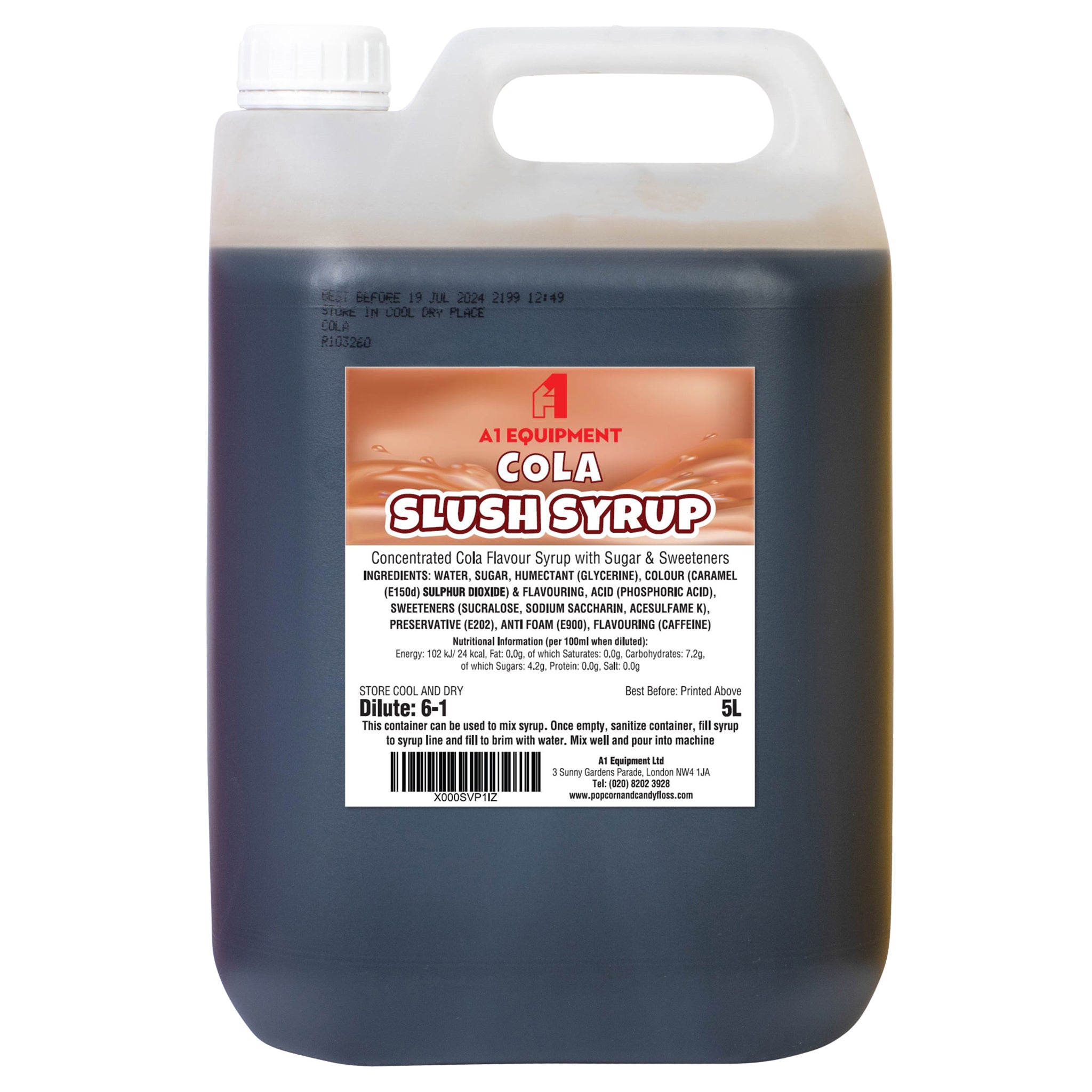 Cola Slush Syrup 5L