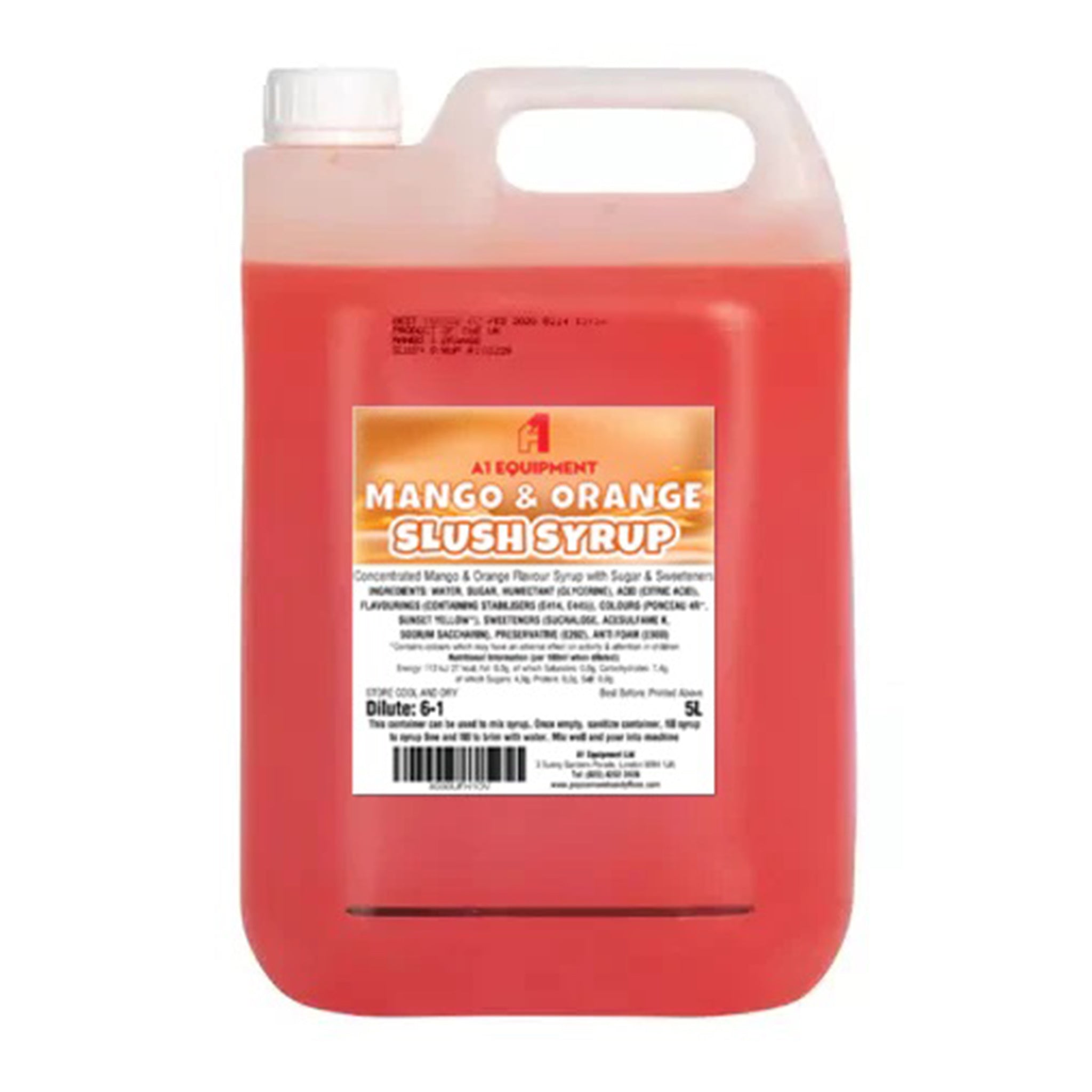 Slush Syrup 5L - All flavours 6-1 ratio