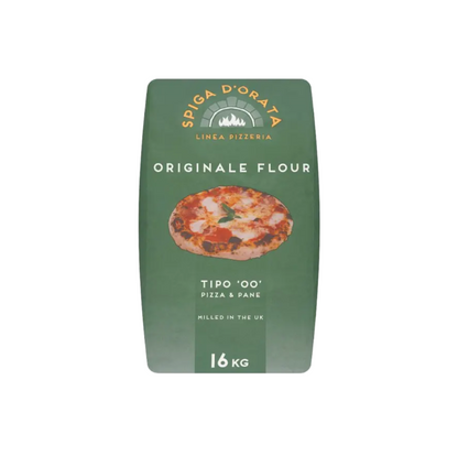 Bag of Spiga D'Orata Pizza & Pane Originale Flour, 16kg – a professional-grade Tipo 00 flour ideal for making pizza and bread with a crisp crust and airy interior.