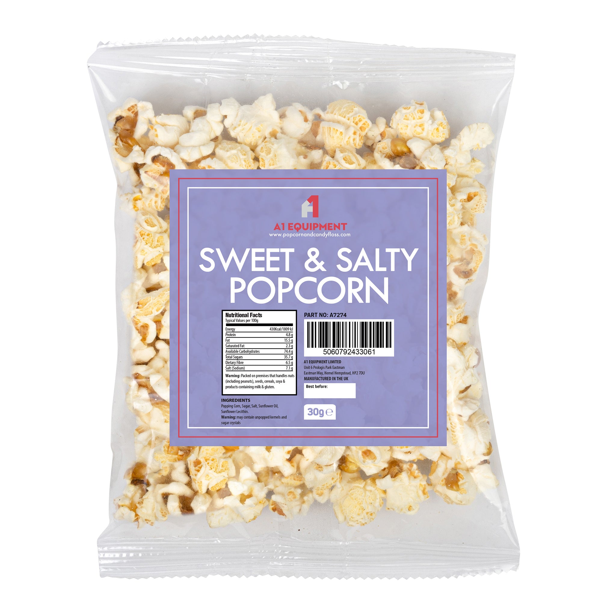 Ready to go Popcorn Bags 50 x 60g