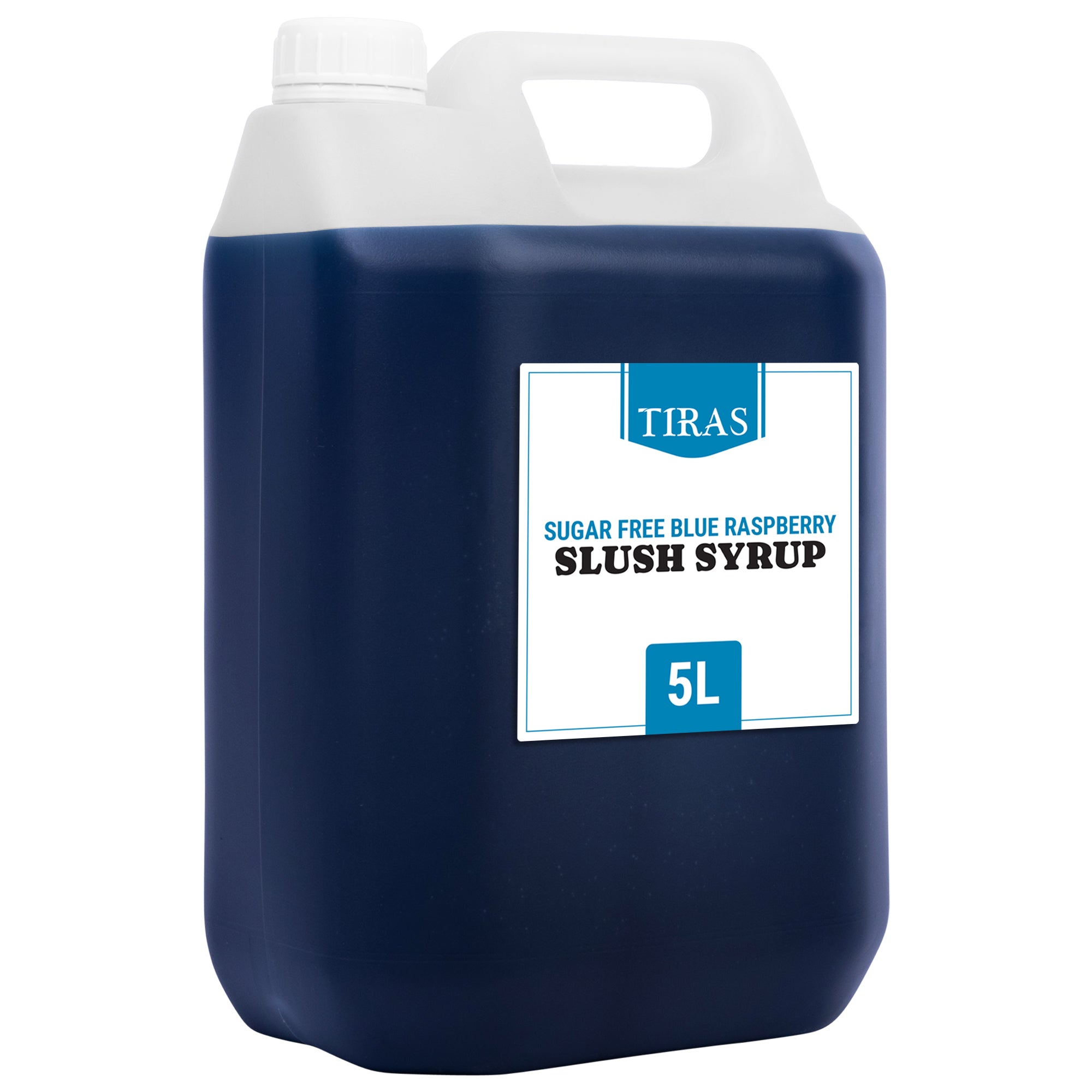 Tiras Sugar Free Blue Raspberry Slush Syrup 5 Litre