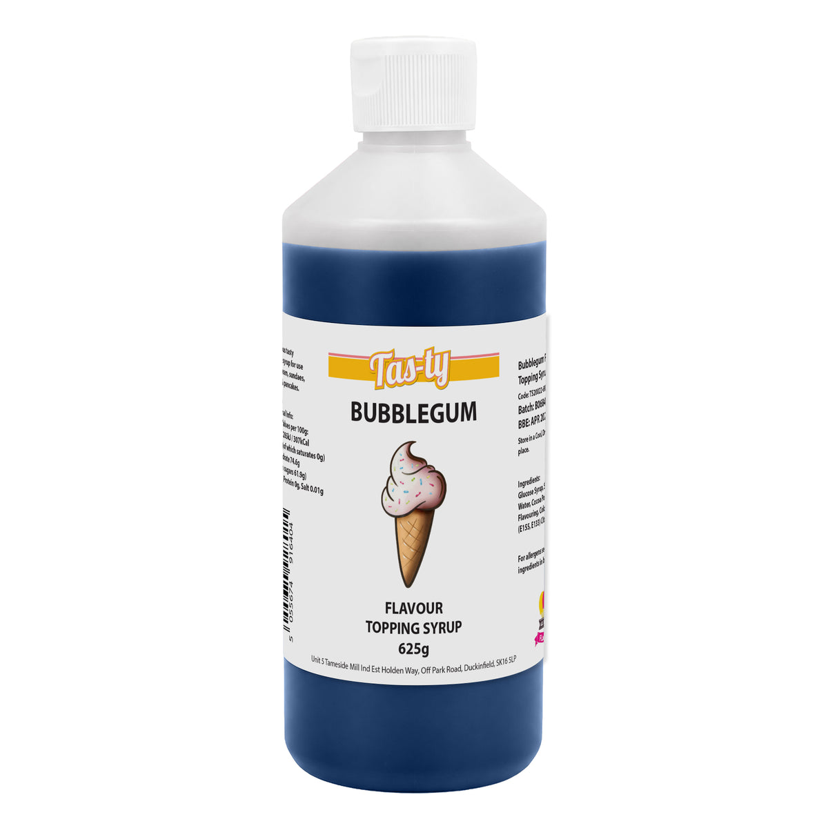 Tas-ty Bubble Gum Topping Sauce 625g