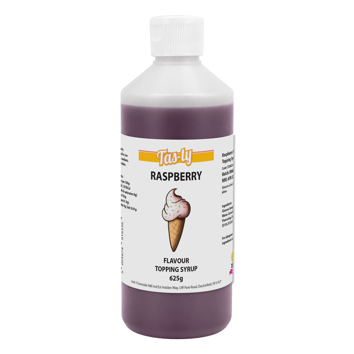 Tas-ty Raspberry Topping Sauce 625g