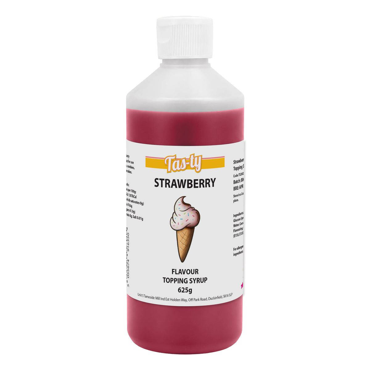 Tas-ty Strawberry Topping Sauce 625g