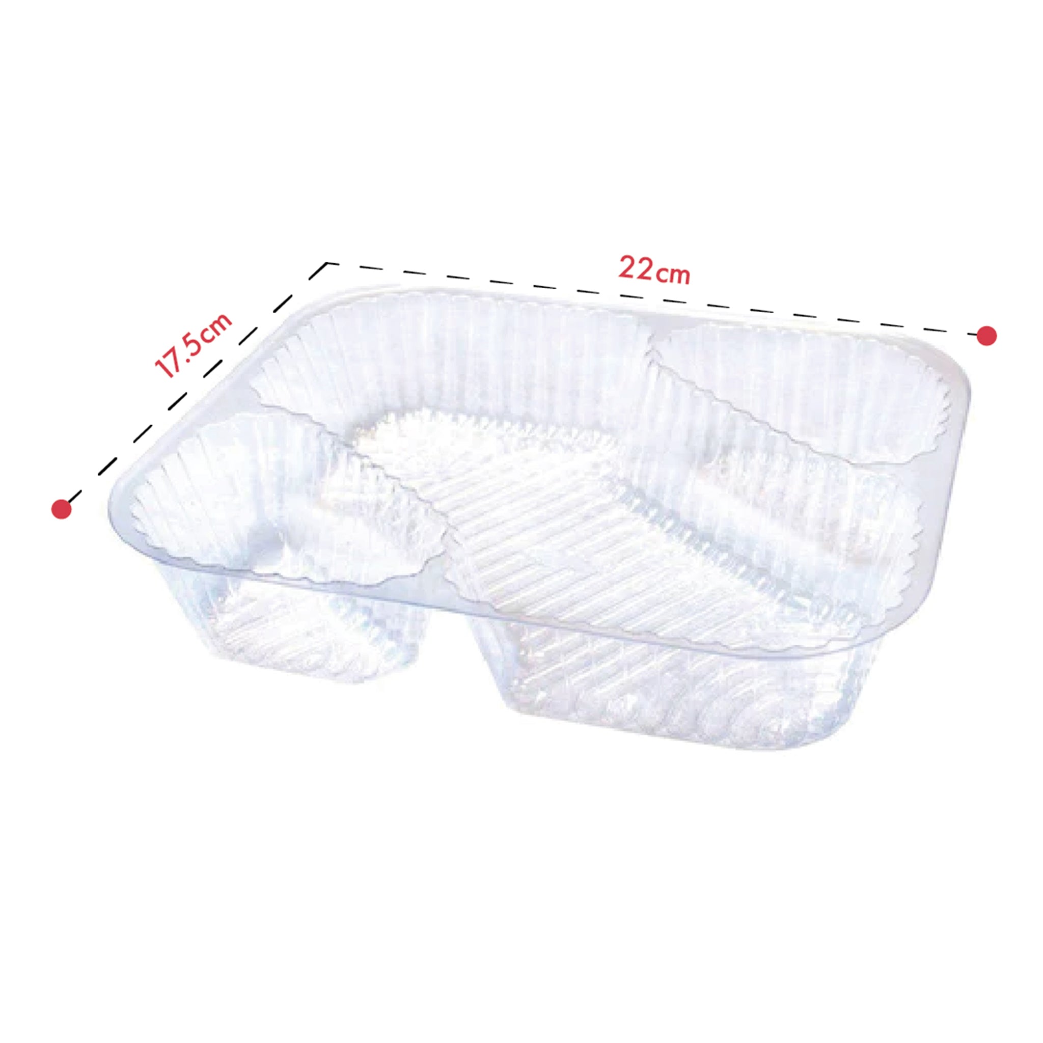 Three-Compartment Nacho Trays (Pack of 500)