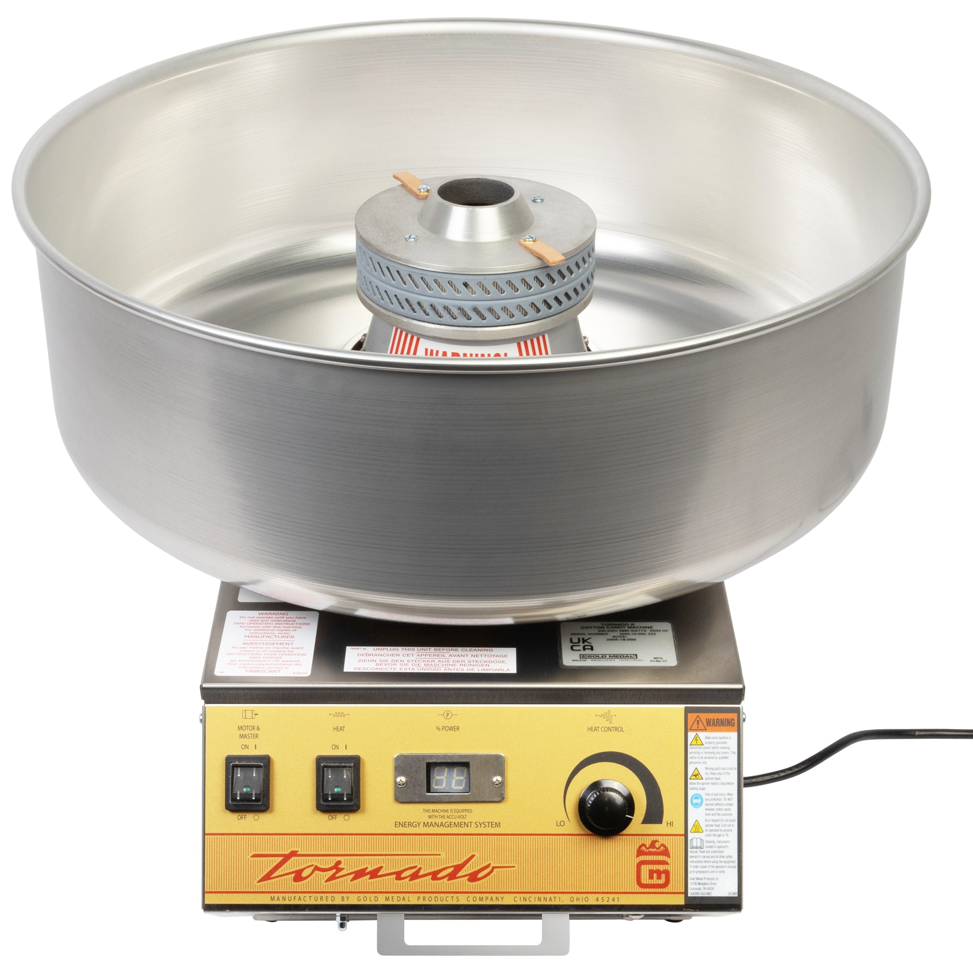 Gold Medal Tornado Candy Floss Machine SX