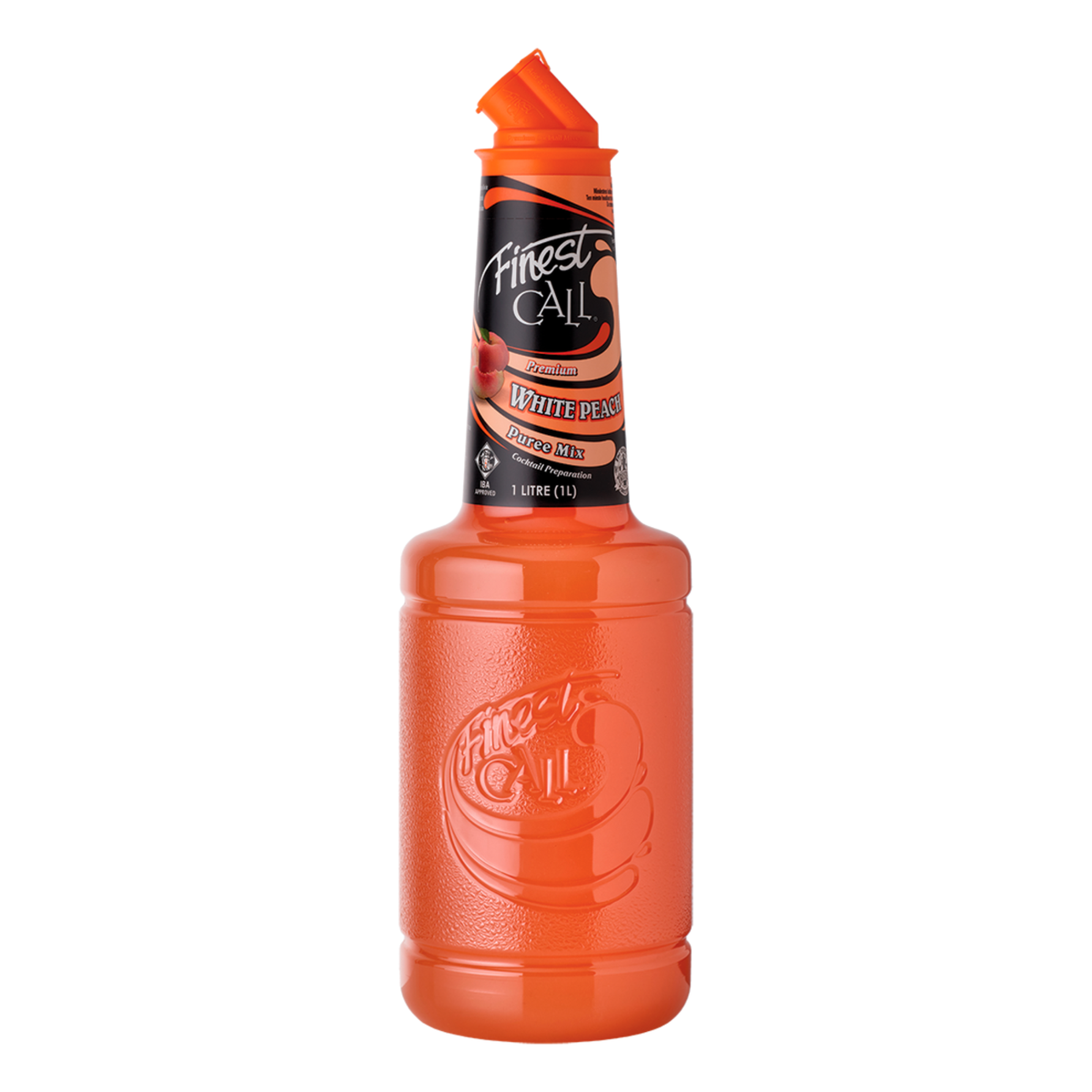 Finest Call White Peach Puree Mix 1 L bottle smooth, fruity peach puree ideal for cocktails, mocktails, smoothies, and dessert recipes in bars, cafés, and restaurants.