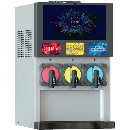 Frozen Slush Machine Triple Flavour Carbonated High Output