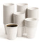 DEXLO 8oz Single Wall Paper Cups White - Pack of 500