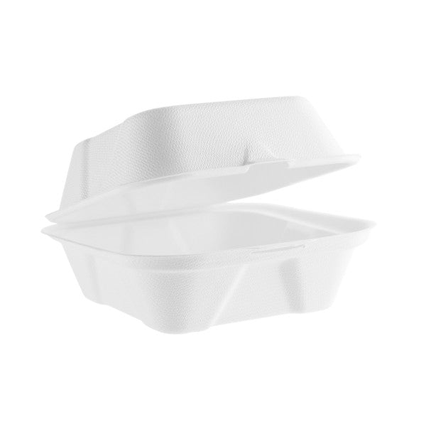 White textured bowl on a white background