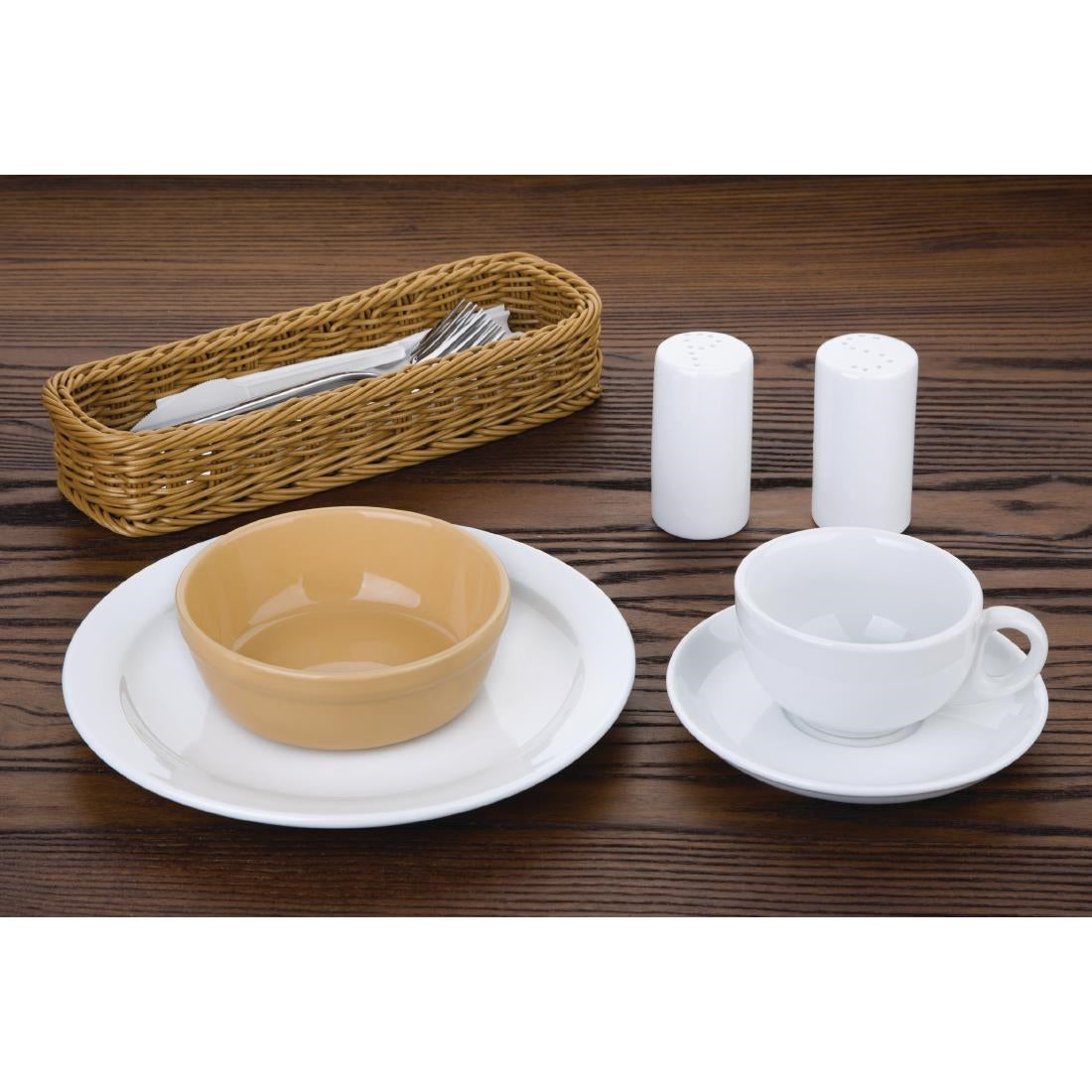 Olympia Stoneware Round Pie Bowls 137mm (6 pack)