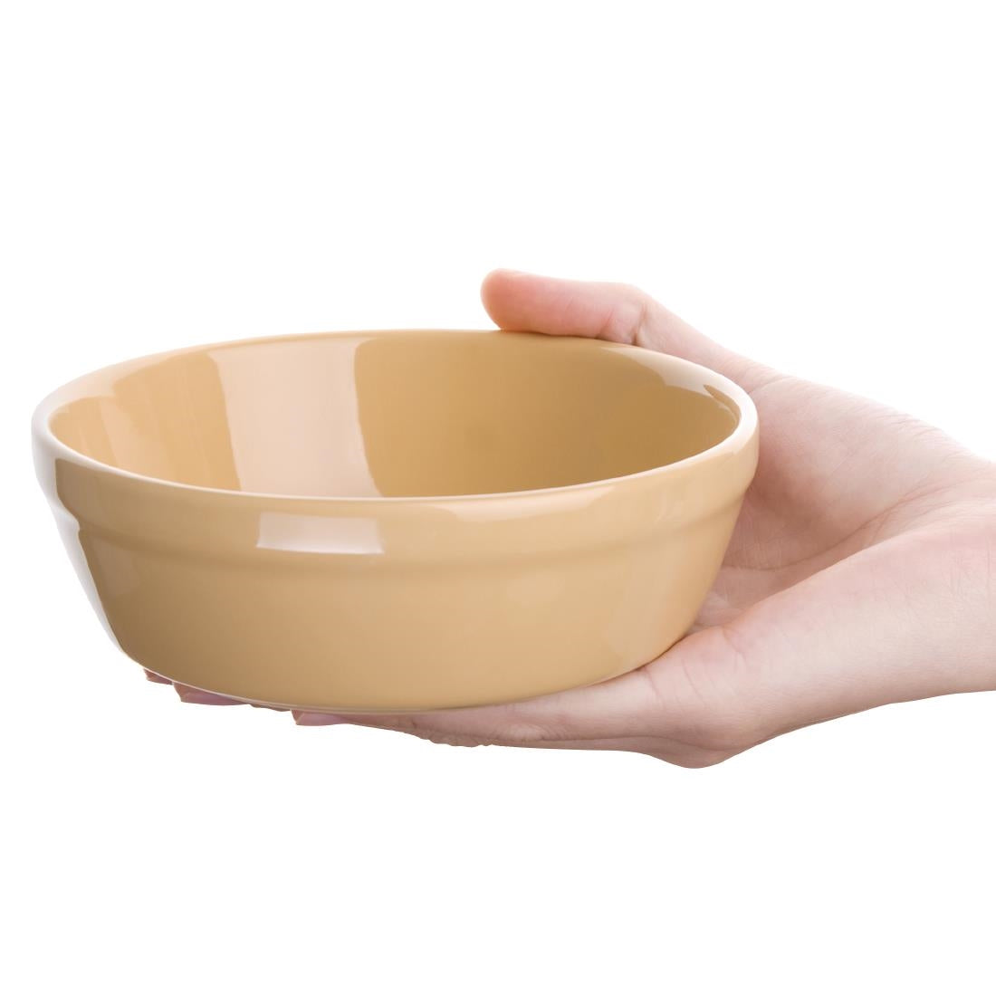 Olympia Stoneware Round Pie Bowls 137mm (6 pack)