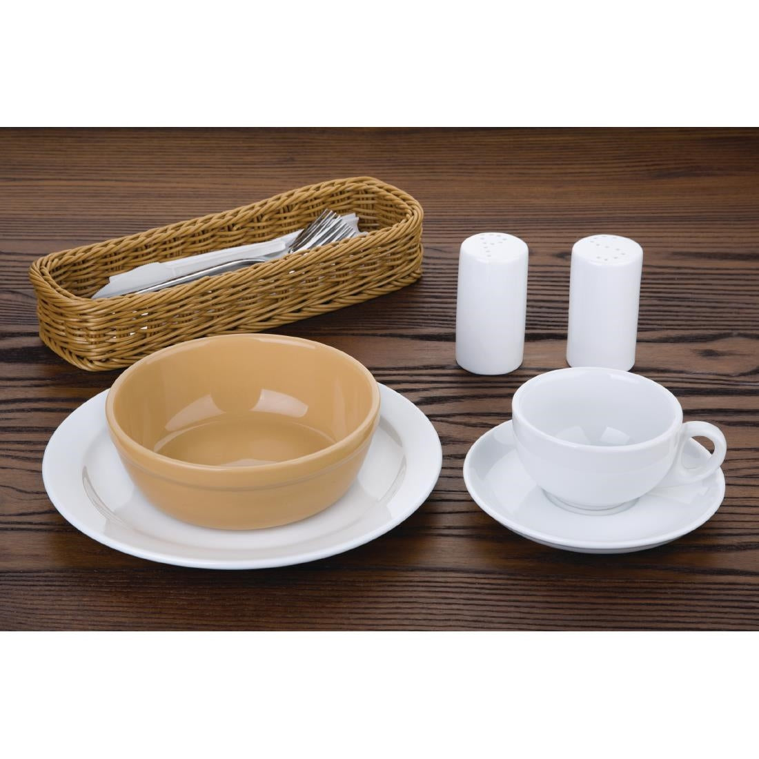 Olympia Stoneware Round Pie Bowls 156mm (6 pack)