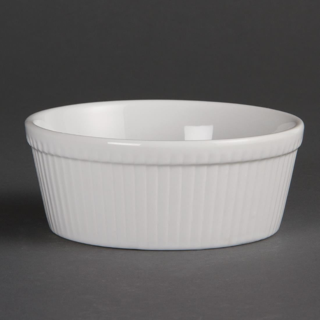 Olympia Whiteware Round Pie Dishes 134mm (6 pack)