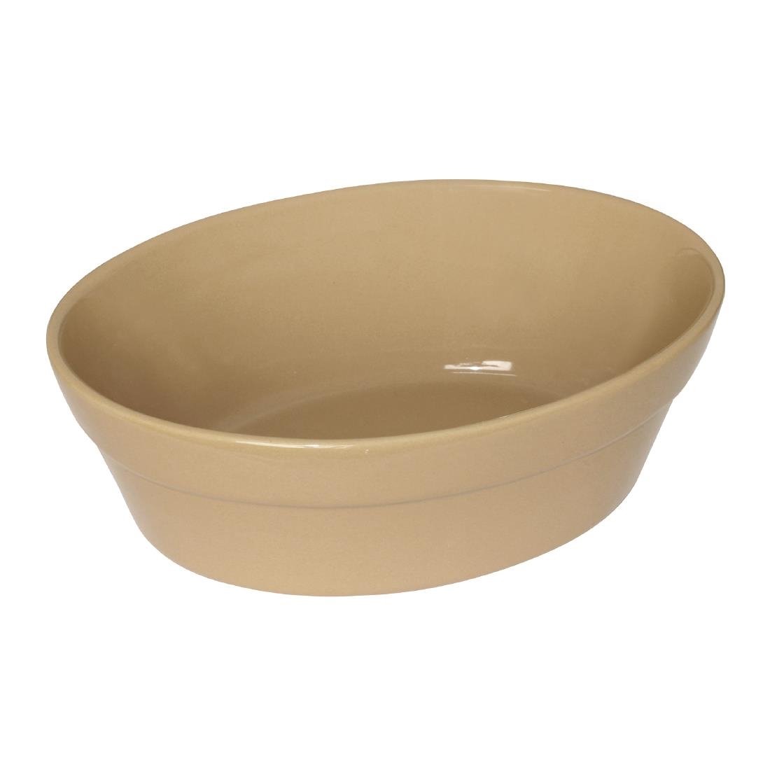 Olympia Stoneware Oval Pie Bowls 161 x 116mm (6 Pack)