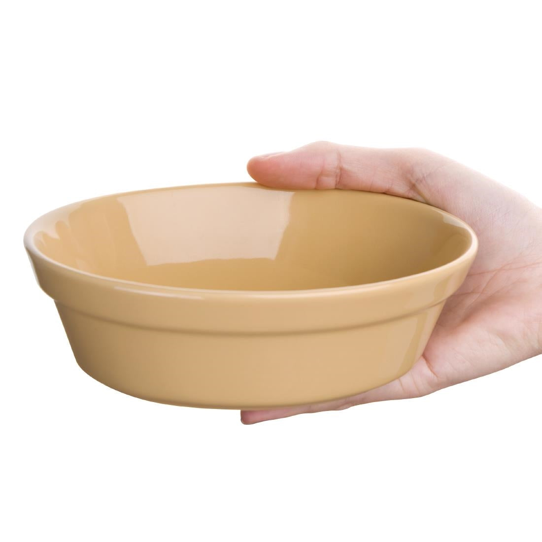 Olympia Stoneware Oval Pie Bowls 161 x 116mm (6 Pack)