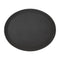 Olympia Kristallon Polypropylene Oval Non-Slip Tray Black 685mm