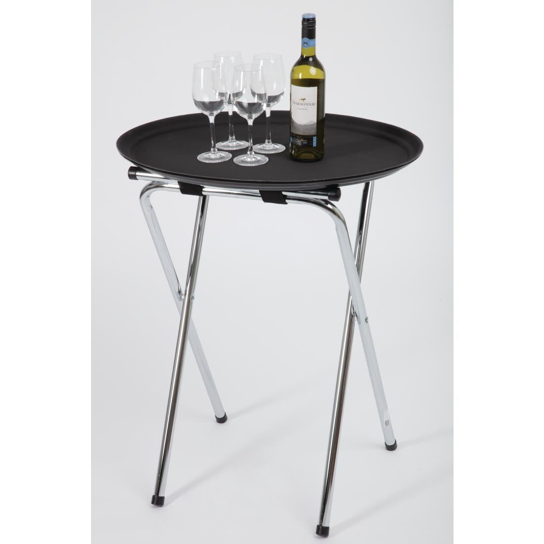 Olympia Chrome-Plated Steel Folding Tray Stand