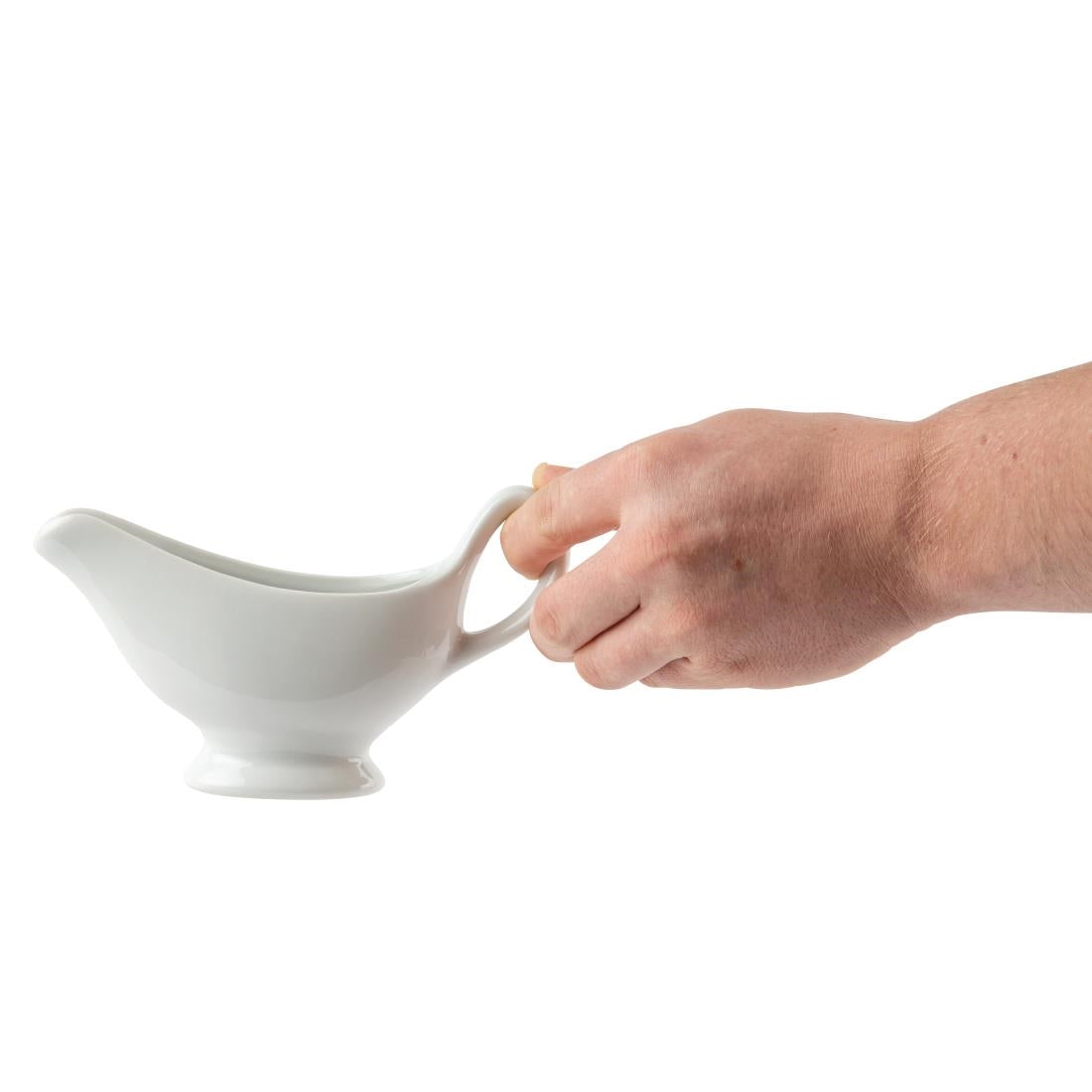 Olympia Whiteware Gravy Boats 180ml (Pack of 6)