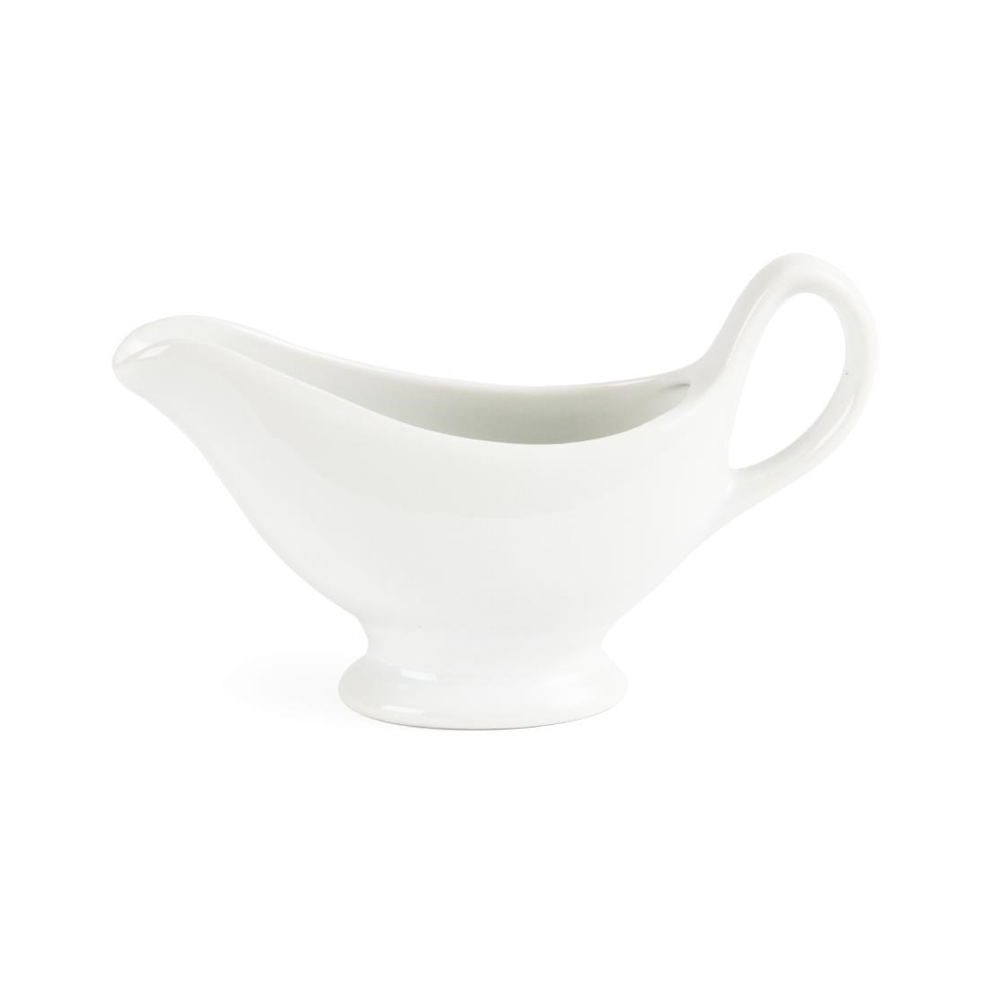 Olympia Whiteware Gravy Boats 180ml (Pack of 6)