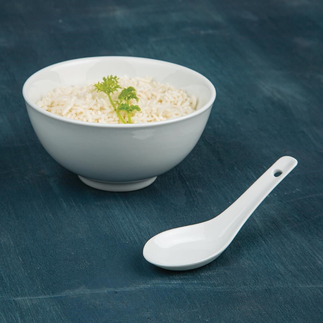 Olympia Whiteware Rice Spoons 130mm (24 pack)