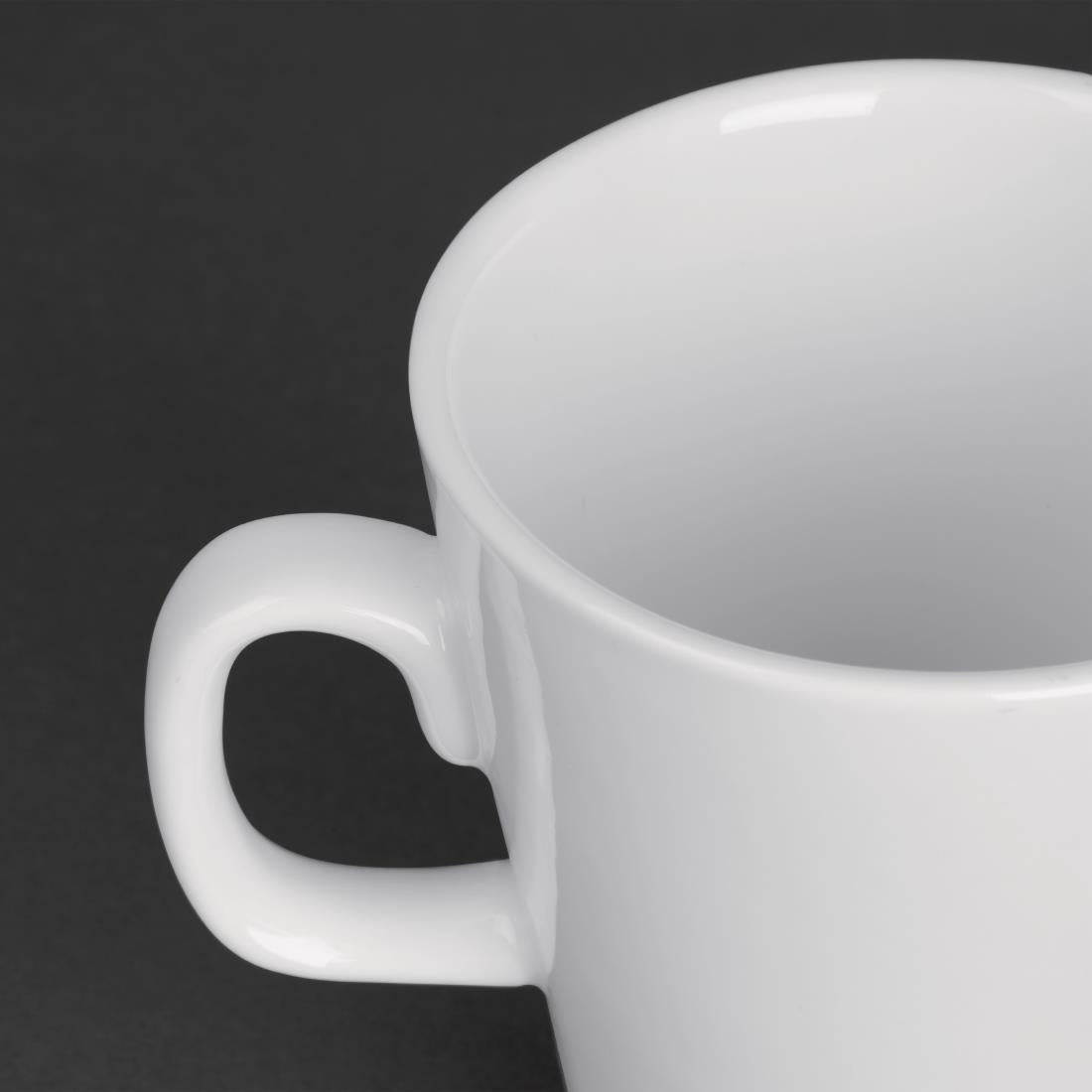 Olympia Whiteware Latte Mugs 310ml 11oz (12 pack)
