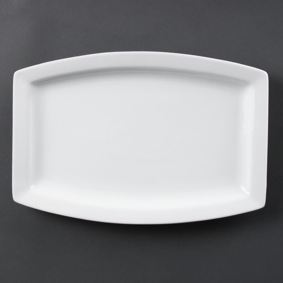 Olympia Whiteware Rectangular Plates 320mm (6 Pack)