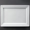 Olympia Whiteware Wide Rim Rectangular Platter 400x295mm