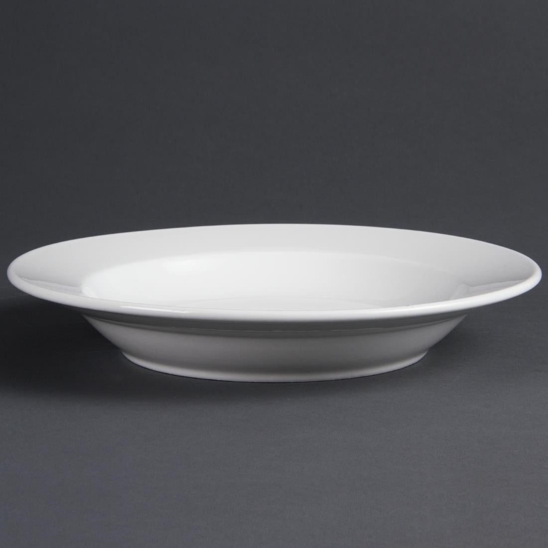 Olympia Whiteware Deep Plates 270mm 430ml (6 pack)