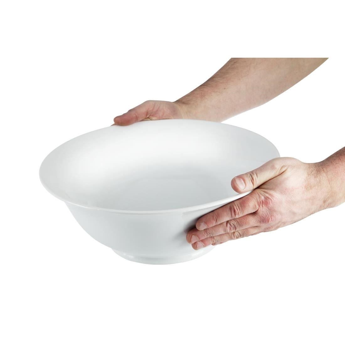 Olympia Whiteware Serving Platter Large Salad Bowl 330mm