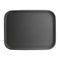 Olympia Kristallon Polypropylene Rectangular Non-Slip Tray Black 457mm