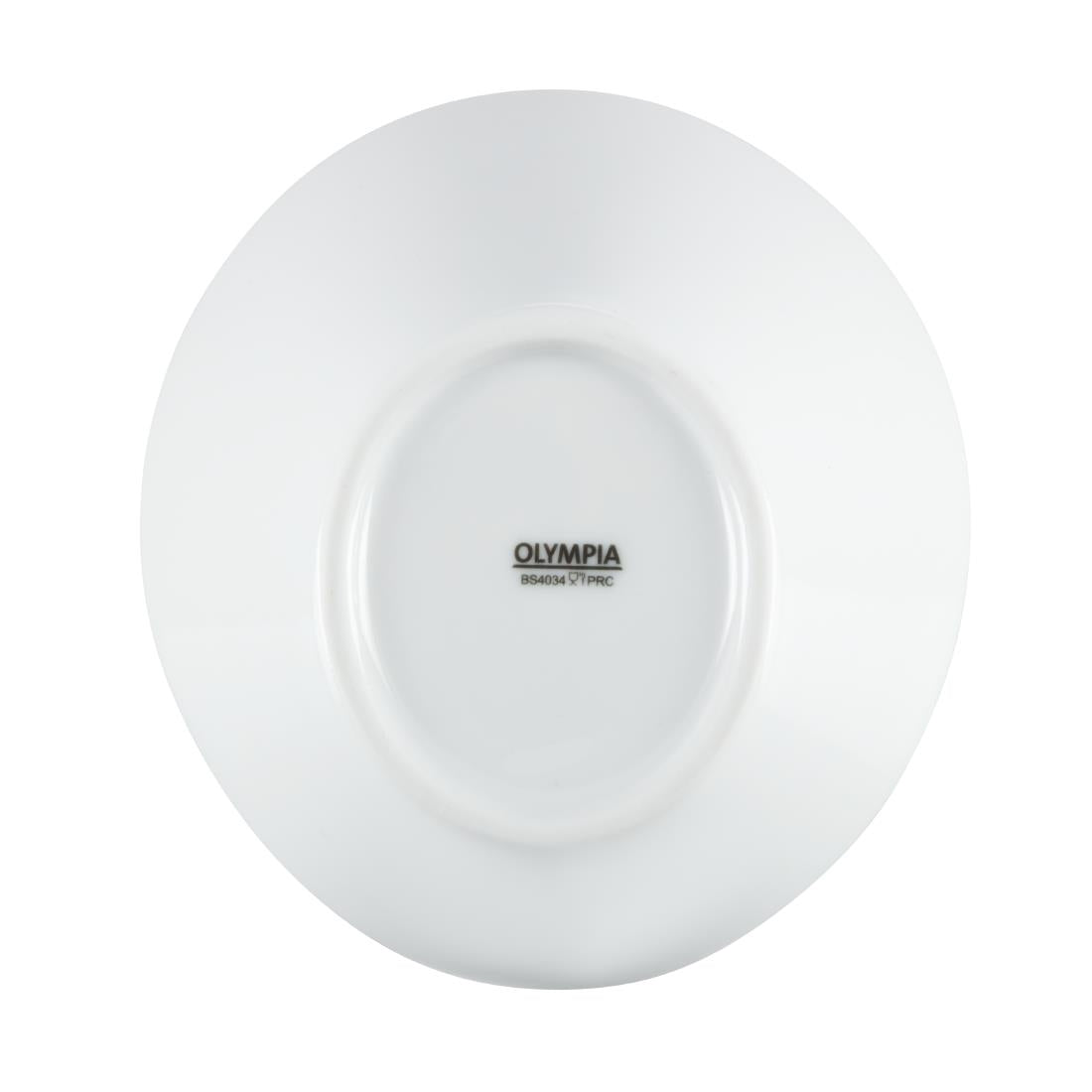 Olympia Whiteware Oval Sloping Bowls 154x 133mm 335ml (4 pack)