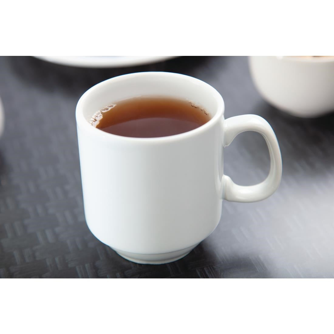 Olympia Whiteware Stacking Mugs 284ml 10oz (12 Pack)
