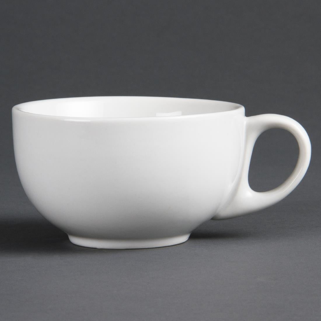Olympia Whiteware Cappuccino Cups 10oz 284ml (12 pack)