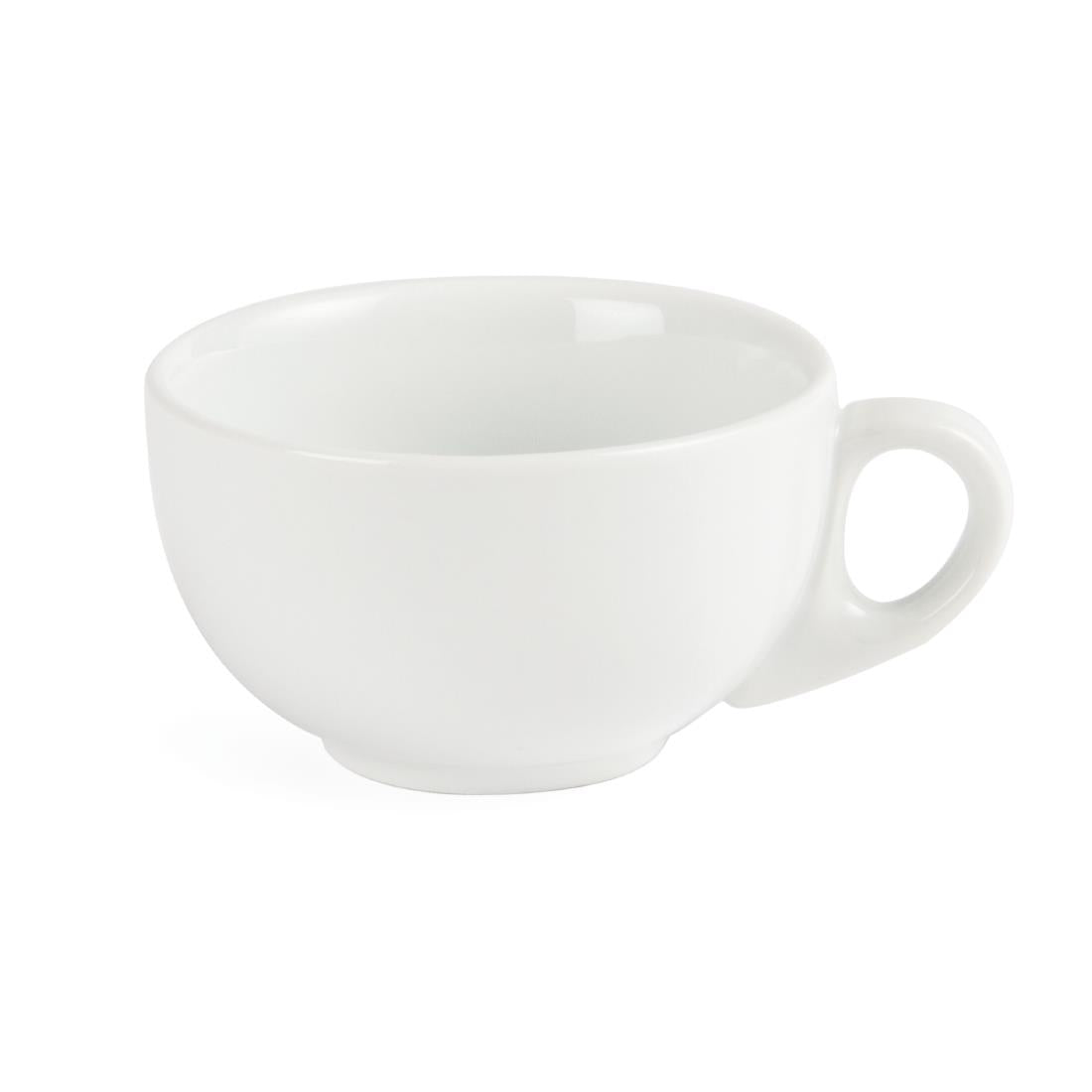 Olympia Whiteware Cappuccino Cups 10oz 284ml (12 pack)