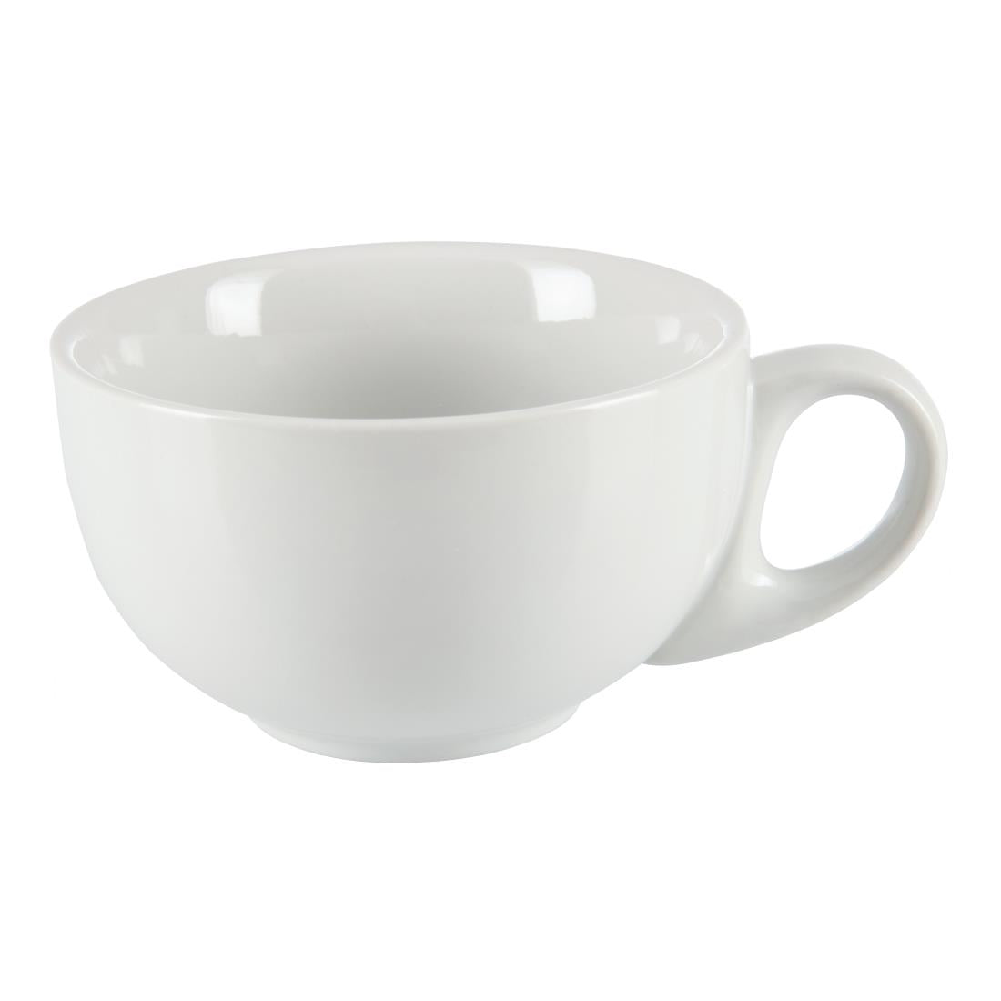 Olympia Whiteware Cappuccino Cups 10oz 284ml (12 pack)