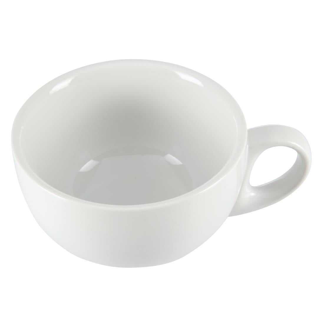 Olympia Whiteware Cappuccino Cups 10oz 284ml (12 pack)