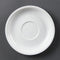Olympia Whiteware Cappuccino Saucers 160mm - Pack of 12