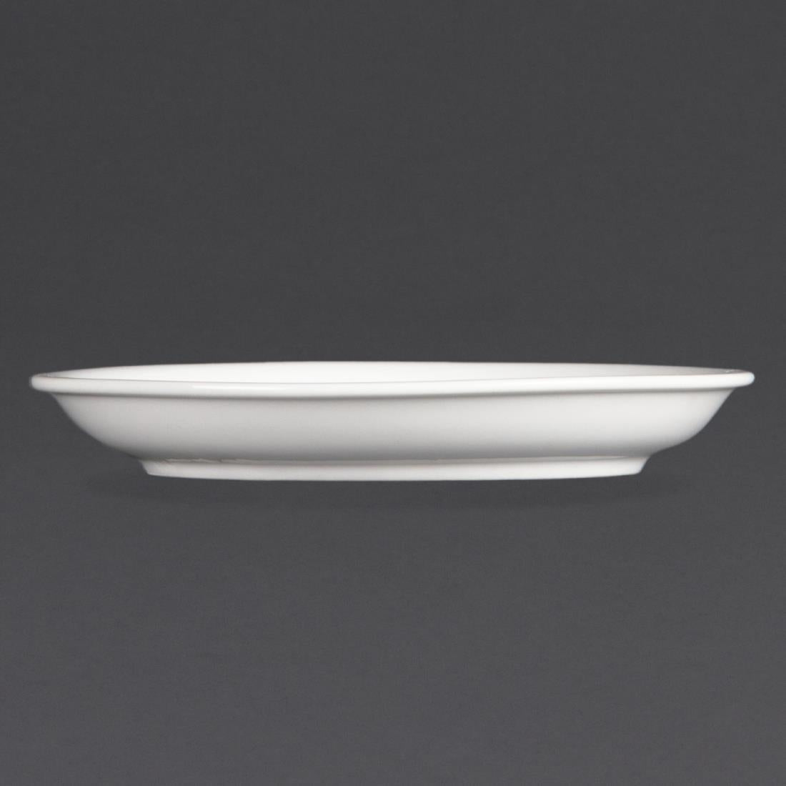 Olympia Whiteware Cappuccino Saucers 160mm (12 Pack)