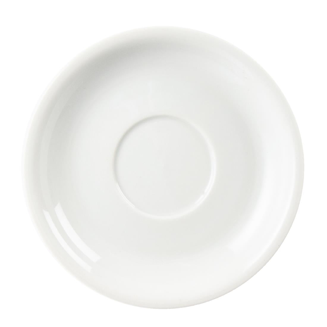 Olympia Whiteware Cappuccino Saucers 160mm (12 Pack)