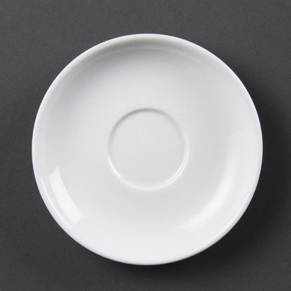 Olympia Whiteware Espresso Saucers (12 pack)