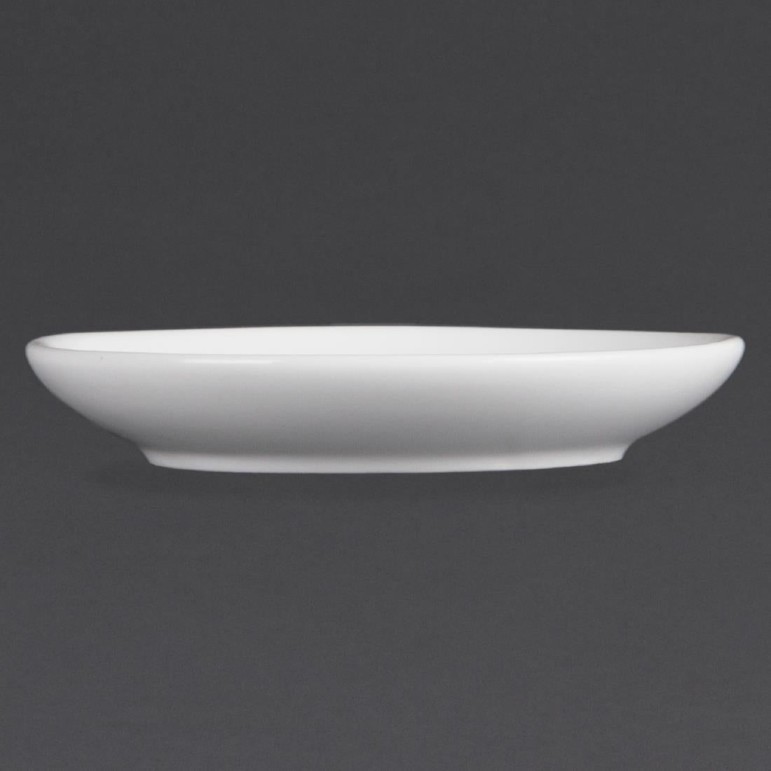 Olympia Whiteware Espresso Saucers (12 pack)