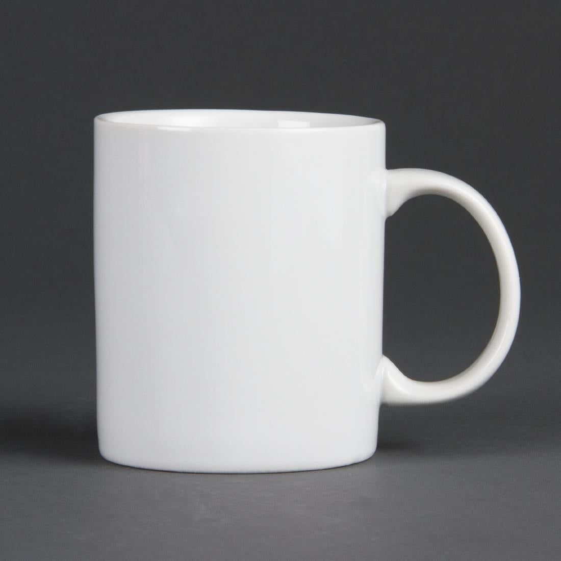 Olympia Whiteware Standard Mugs 10oz 284ml (12 Pack)