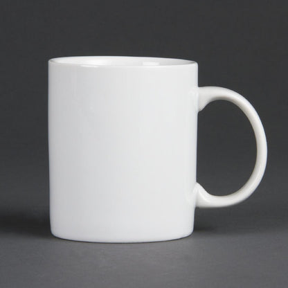 Olympia Whiteware Standard Mugs 10oz 284ml (12 Pack)