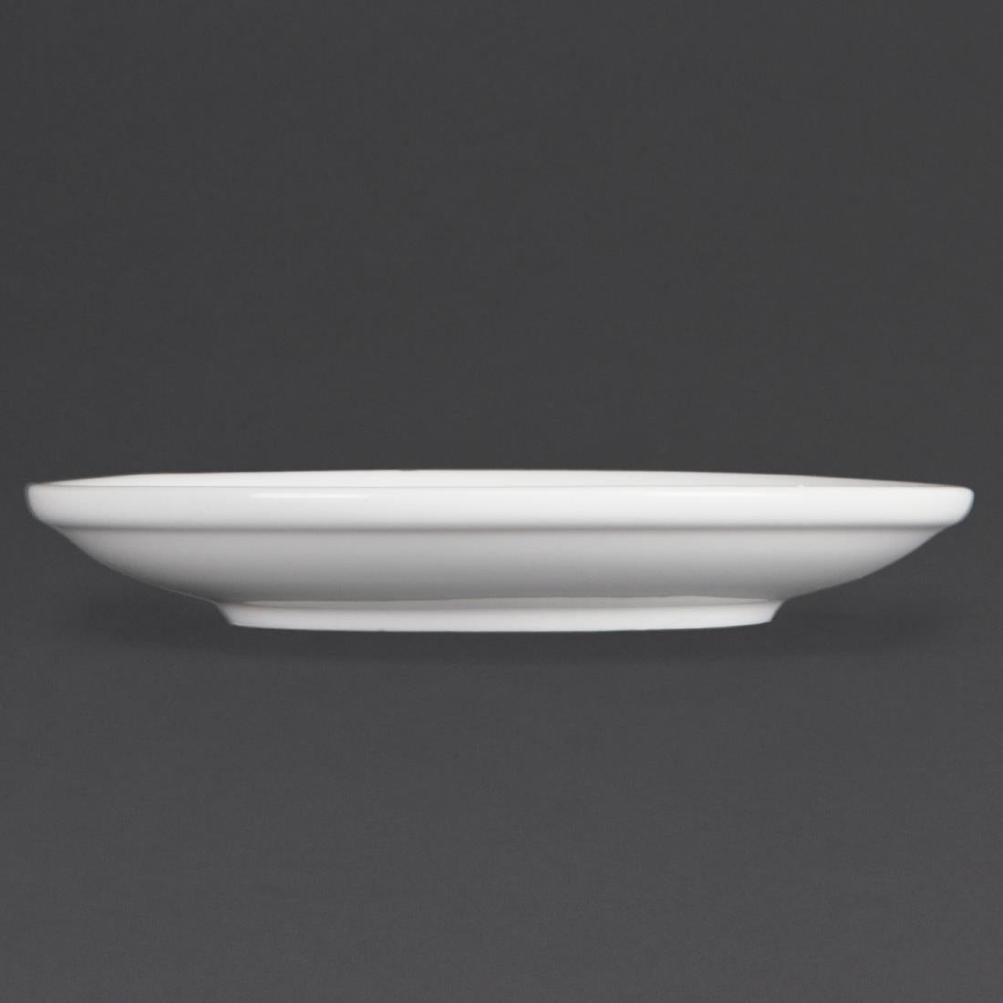 Olympia Whiteware Stacking Saucers 150mm (12 Pack)